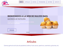 Tablet Screenshot of dulcesrafa.com
